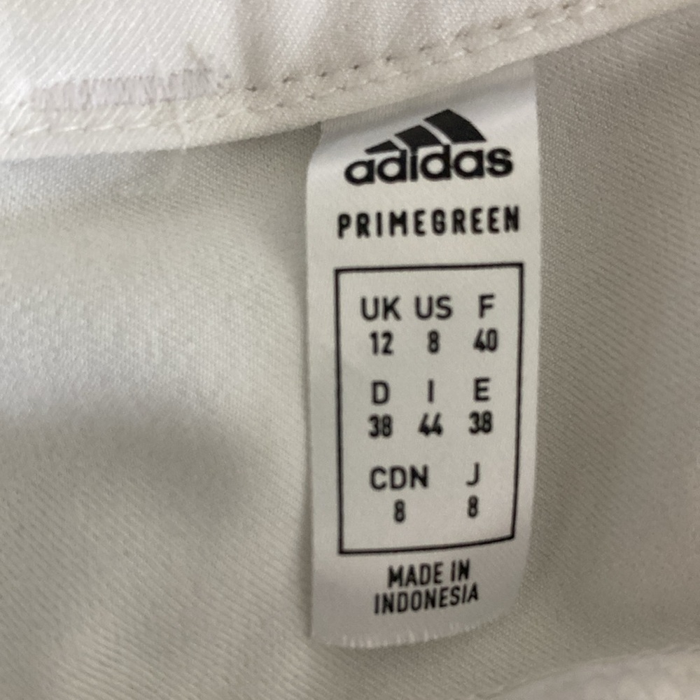 Adidas 8 shorts athletic white workout pockets golf - Picture 8 of 10
